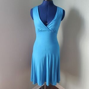 Banana Republic Bright Blue Stretch Dress